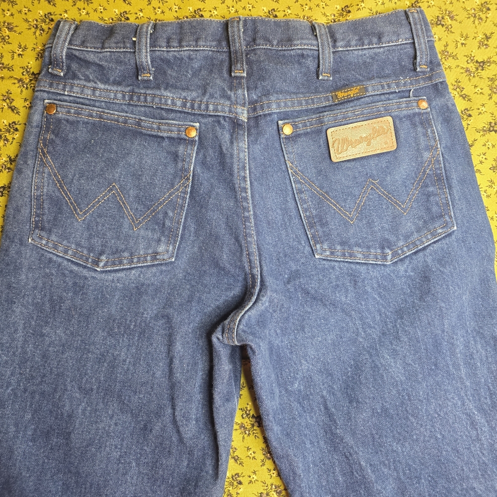 Wrangler Vintage 30×30 Cowgirl Cowboy Cotton Denim Jeans - Picture 3 of 8